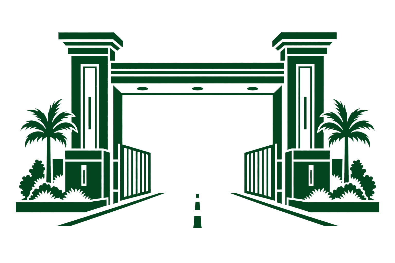 Royal Legacy grand entrance gateway in Coimbatore