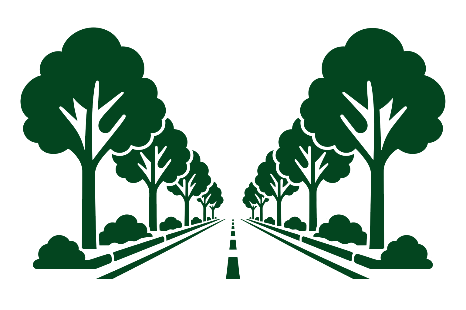 Royal Legacy avenue plantation and green surroundings